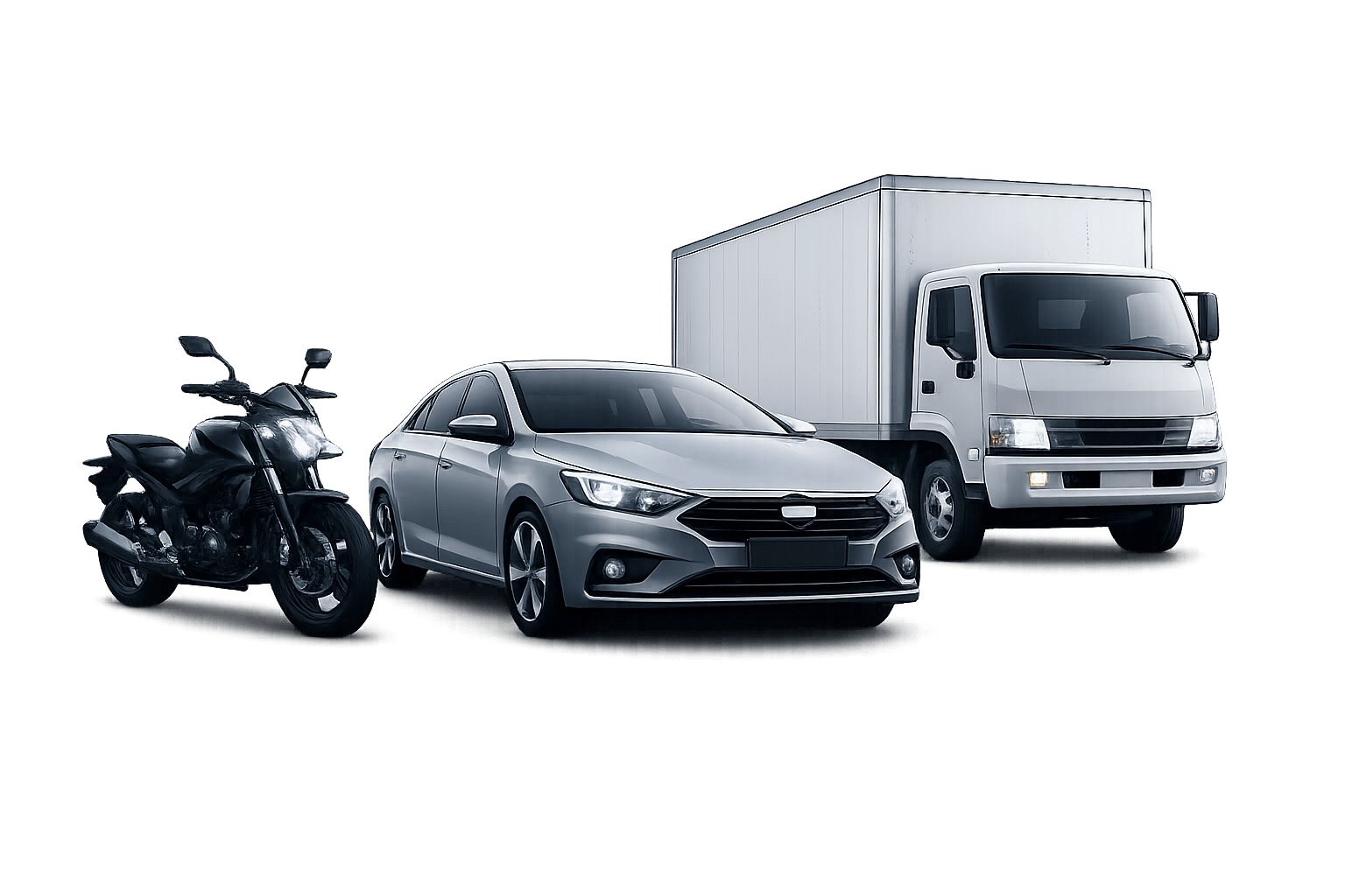 Carro e moto da campanha
